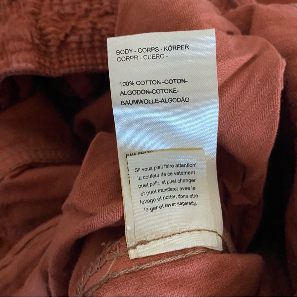 Free People Tahiti Corduroy Cords Cargo Pants | Size Large - Picture 9 of 9